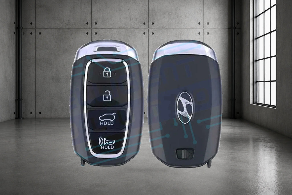 2019-2020 Hyundai Santa Fe 4-Button Smart Key (95440-S2000 / TQ8-FOB-4F19) OEM Refurbished w/ Logo