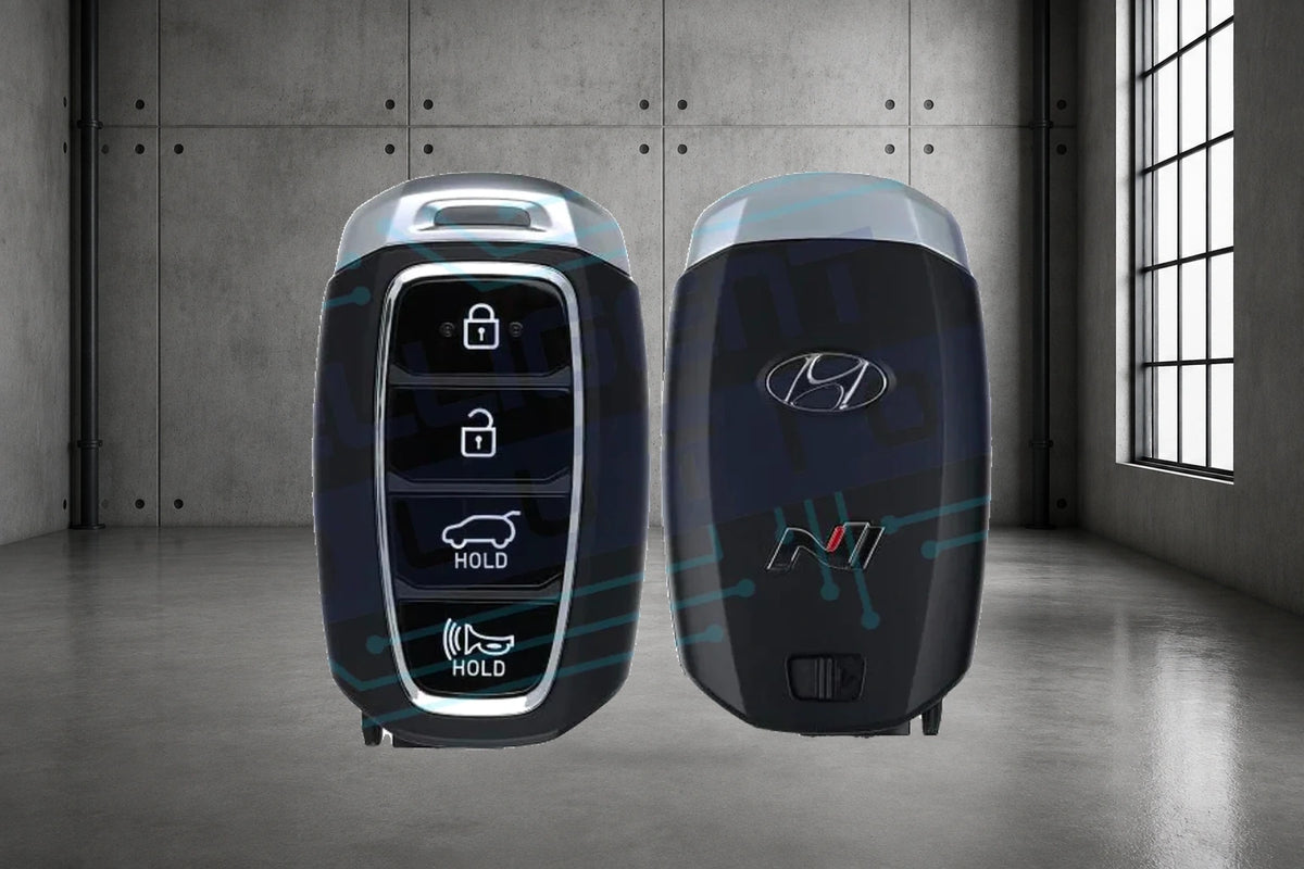 2019-2022 Hyundai Veloster N 4-Button Smart Key (95440-K9000 / SY5IGFGE04) OEM Refurbished w/ Logo