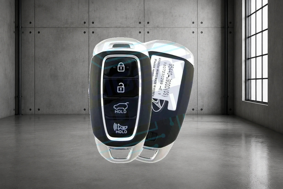 2018-2020 Hyundai Kona / Kona Electric 4-Button Smart Key (95440-J9000 / TQ8-FOB-4F18) OEM Refurbished w/ Logo