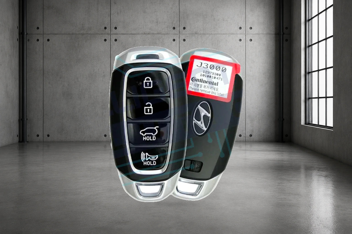 2019-2021 Hyundai Veloster 4-Button Smart Key (95440-J3000 / SY5IGFGE04) OEM Refurbished w/ Logo