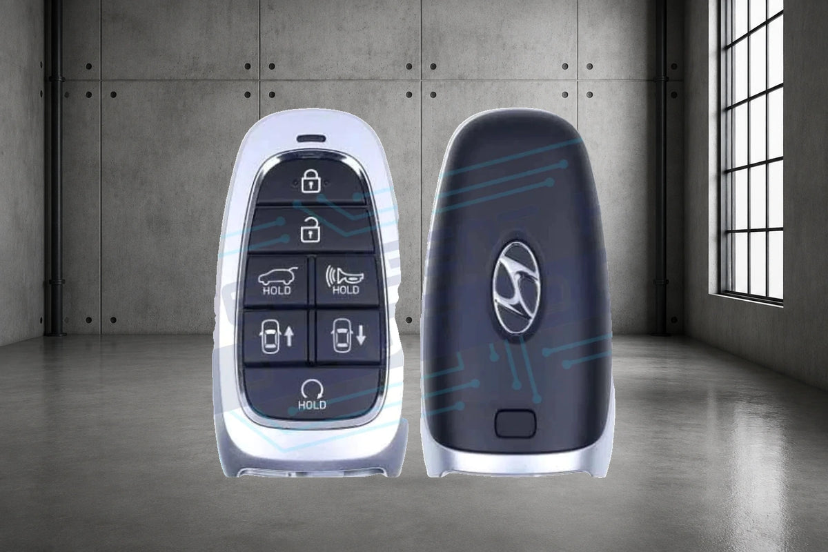 2019-2023 Hyundai Nexo 7-Button Smart Key (95440-M5000 / TQ8-FOB-4F20) OEM Refurbished w/ Logo