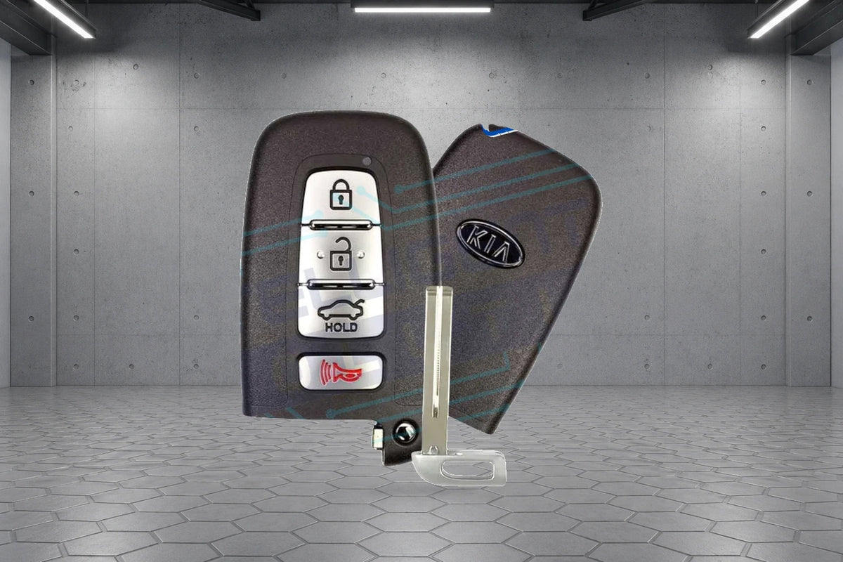 2010-2014 Kia Borrego / Forte / Optima / Rio / Sorento 4-Button Smart Key (95440-2T100 / SY5HMFNA04) OEM Refurbished w/ Logo