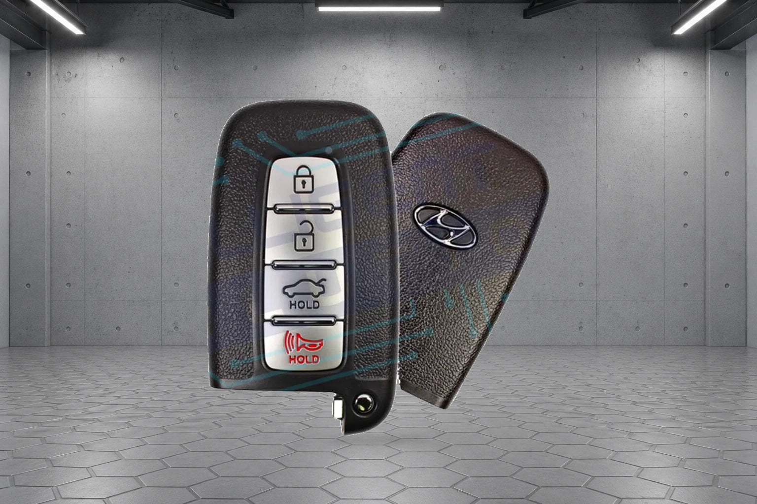 13-16 Hyundai Genesis 4 Btn Smart Key (Coupe Only) OEM REFURBISHED w/LOGO (95440-2M420)