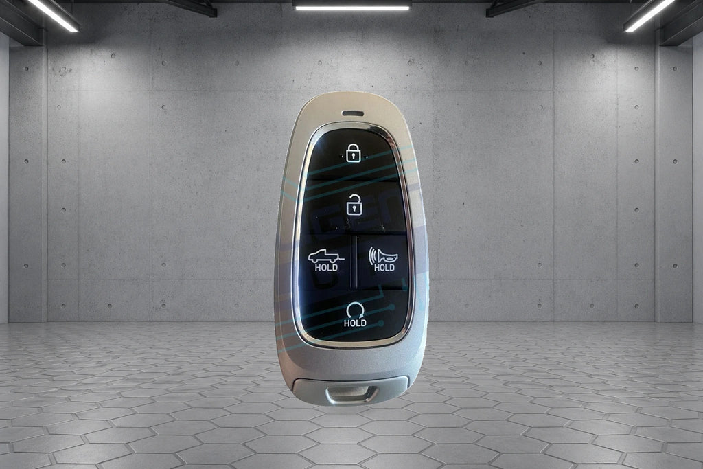 Early-Production 2022 Hyundai Santa Cruz 5-Button Smart Key w/Tailgate, With Sunroof (95440-K5010) OEM Refurbished w/Logo