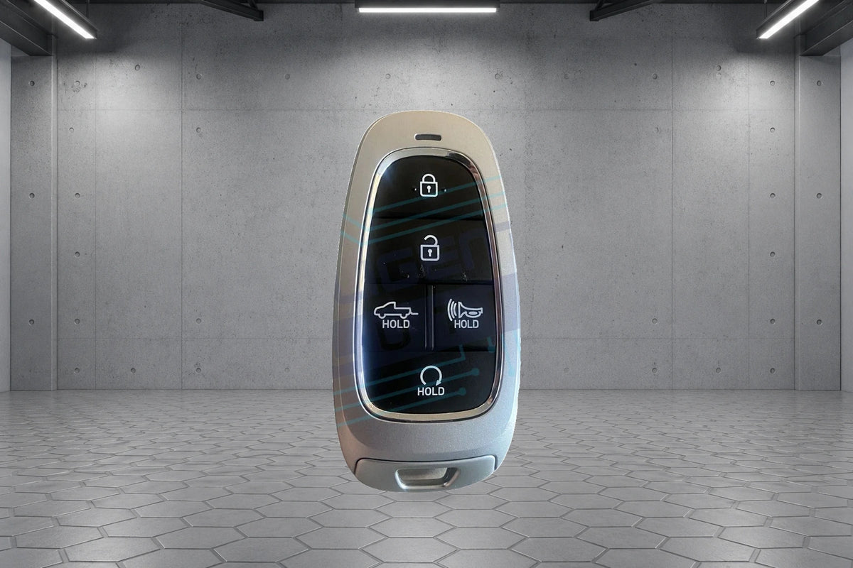 Early-Production 2022 Hyundai Santa Cruz 5-Button Smart Key w/Tailgate, With Sunroof (95440-K5010) OEM Refurbished w/Logo