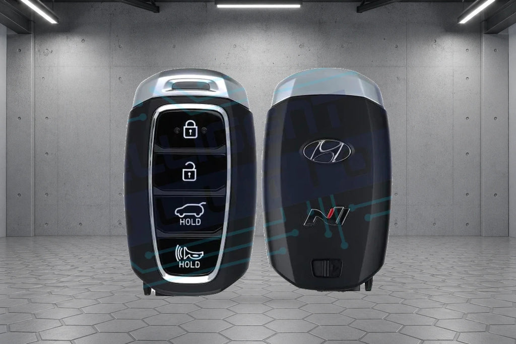 2019-2022 Hyundai Veloster N 4-Button Smart Key (95440-K9000 / SY5IGFGE04) OEM Refurbished w/ Logo