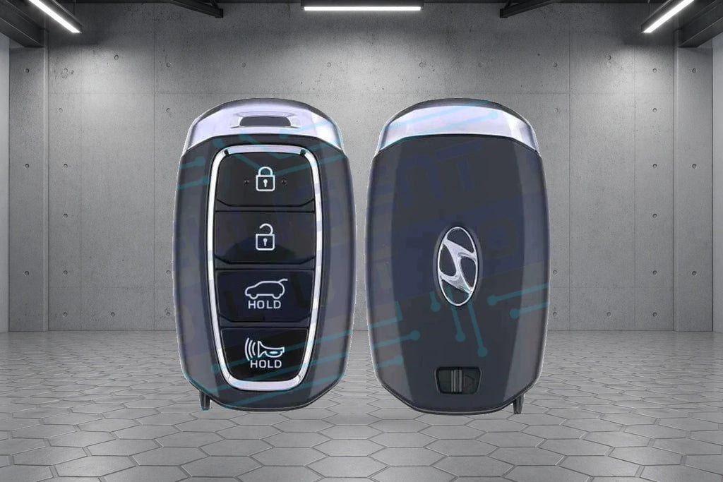2019-2020 Hyundai Santa Fe 4-Button Smart Key (95440-S2000 / TQ8-FOB-4F19) OEM Refurbished w/ Logo