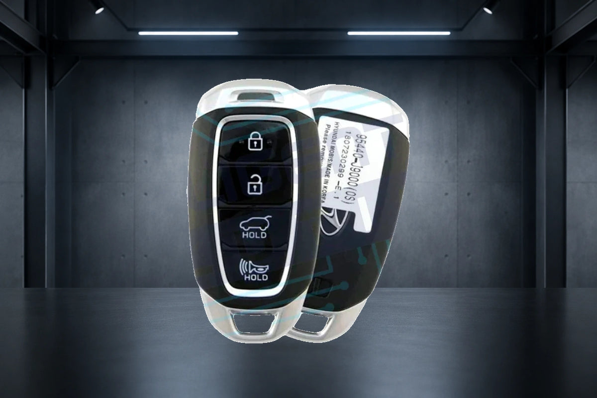 2018-2020 Hyundai Kona / Kona Electric 4-Button Smart Key (95440-J9000 / TQ8-FOB-4F18) OEM Refurbished w/ Logo