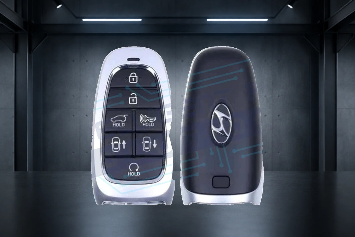 2019-2023 Hyundai Nexo 7-Button Smart Key (95440-M5000 / TQ8-FOB-4F20) OEM Refurbished w/ Logo