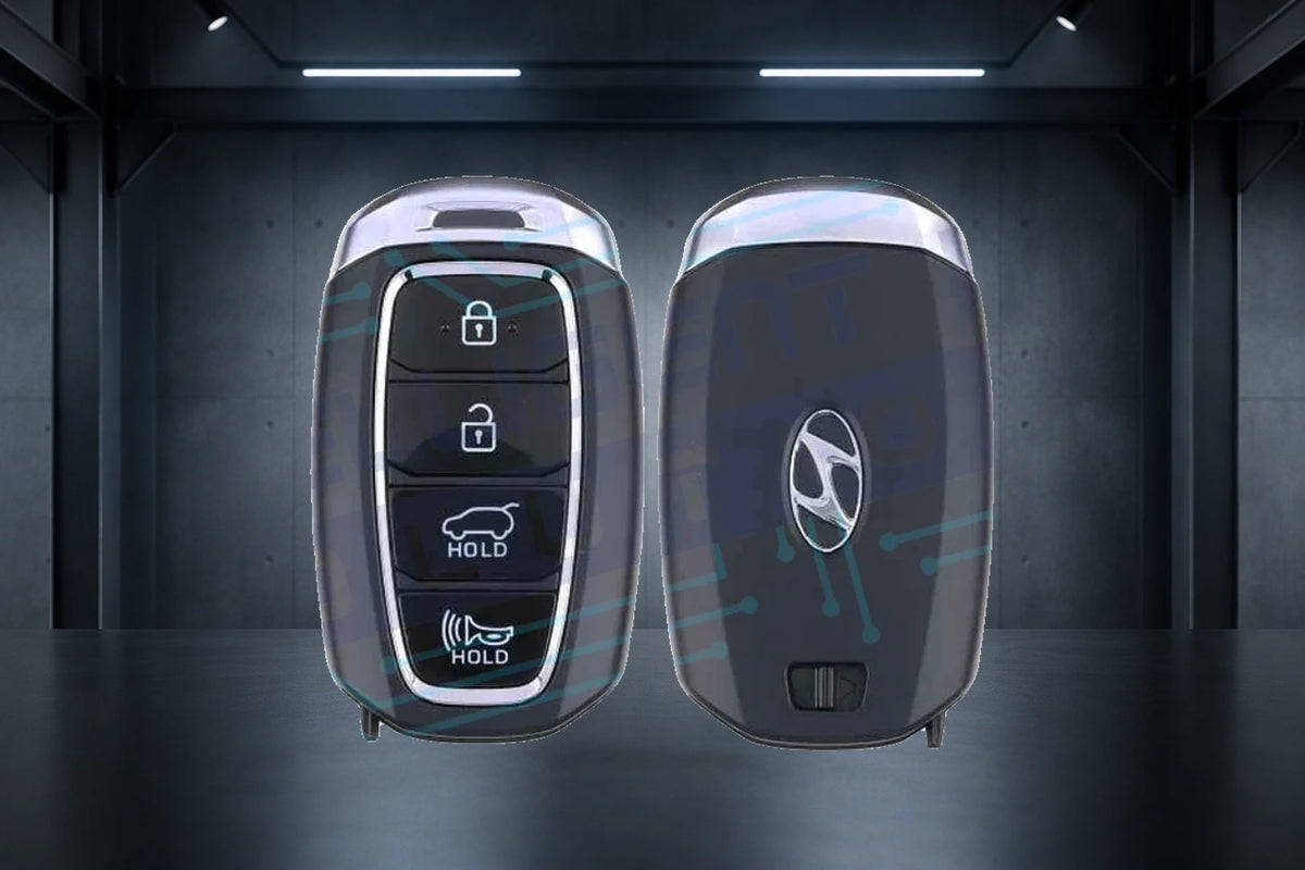 2019-2020 Hyundai Santa Fe 4-Button Smart Key (95440-S2000 / TQ8-FOB-4F19) OEM Refurbished w/ Logo