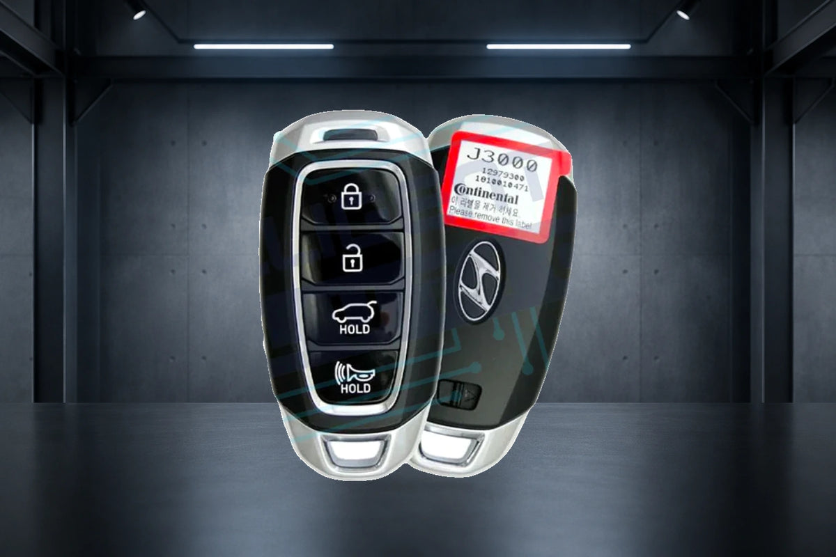 2019-2021 Hyundai Veloster 4-Button Smart Key (95440-J3000 / SY5IGFGE04) OEM Refurbished w/ Logo