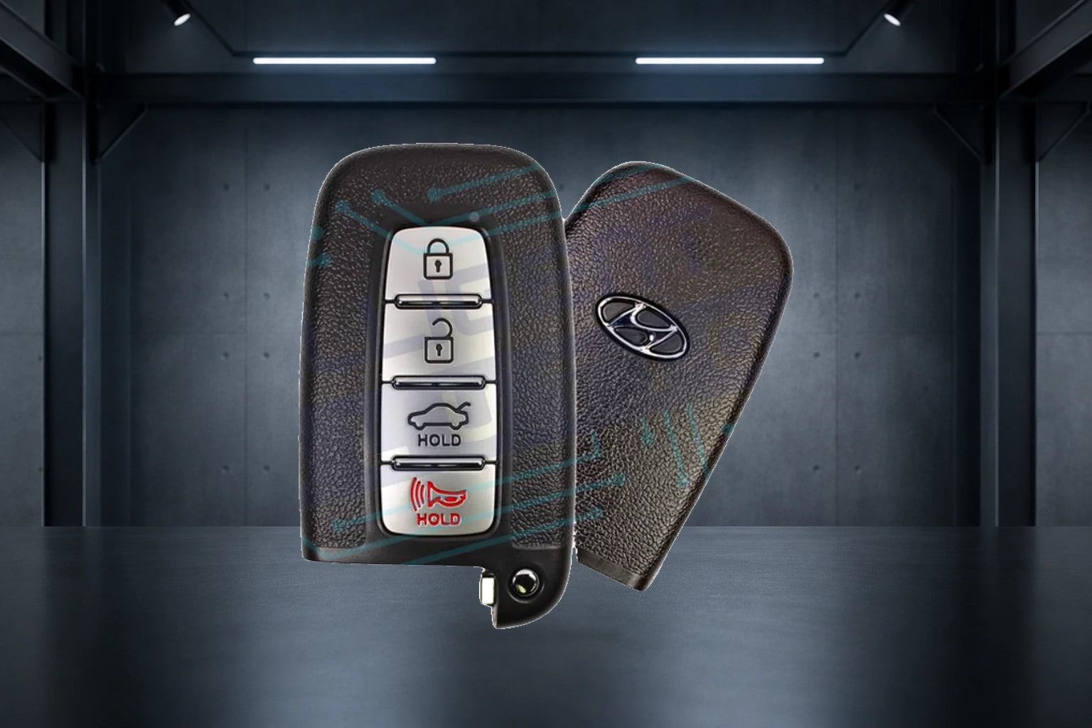 13-16 Hyundai Genesis 4 Btn Smart Key (Coupe Only) OEM REFURBISHED w/LOGO (95440-2M420)