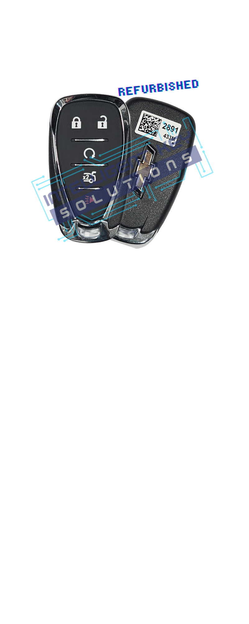 2021-2024 Chevrolet Camaro/Malibu 5 Btn Smart Key (HYQ4ES/ 13522891) OEM REFURBISHED w/LOGO