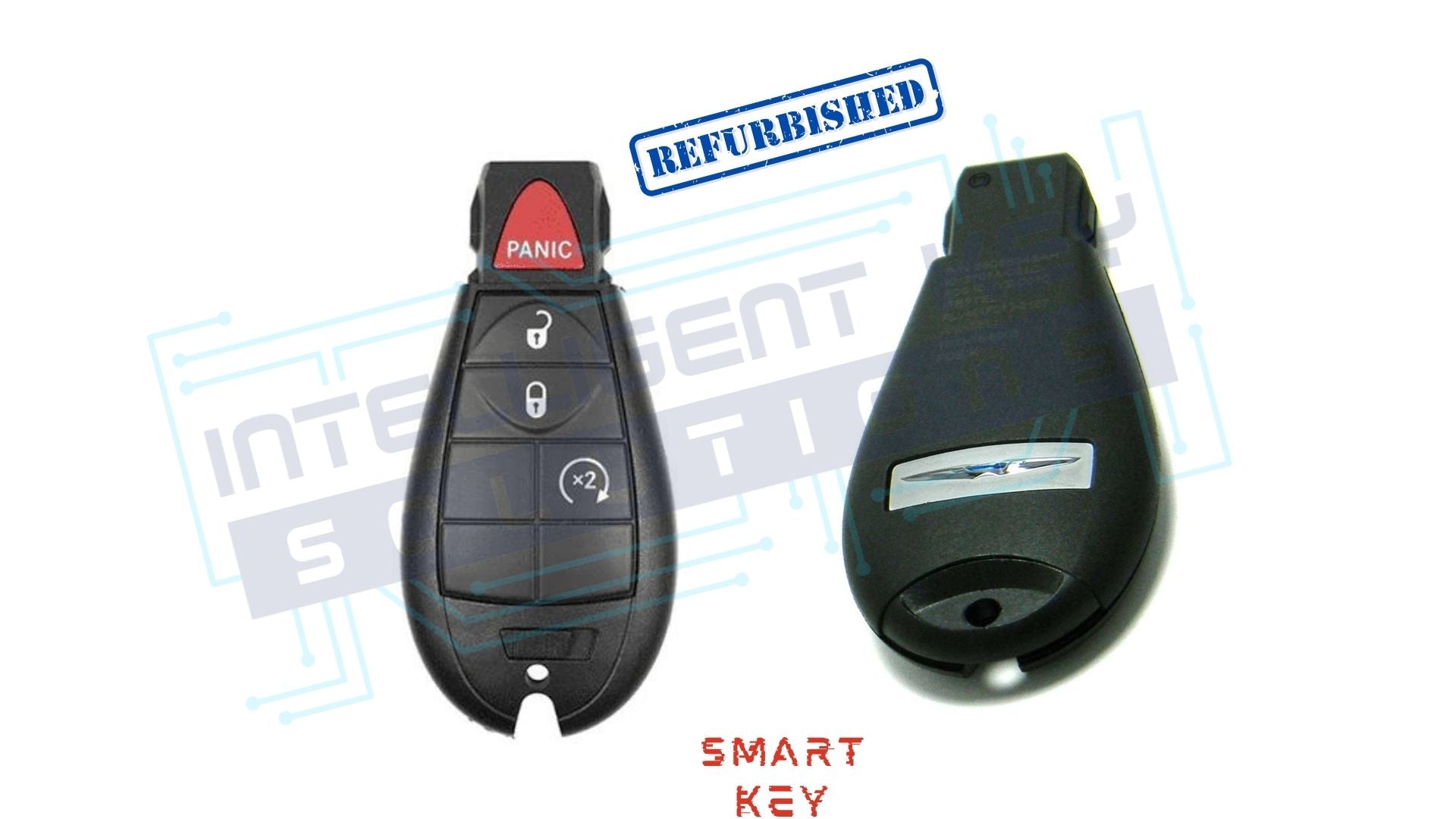 2009-2014 Chrysler Town and Country 4Btn Fobik (IYZ-C01C / Keyless go ) OEM REFURBISHED W/LOGO