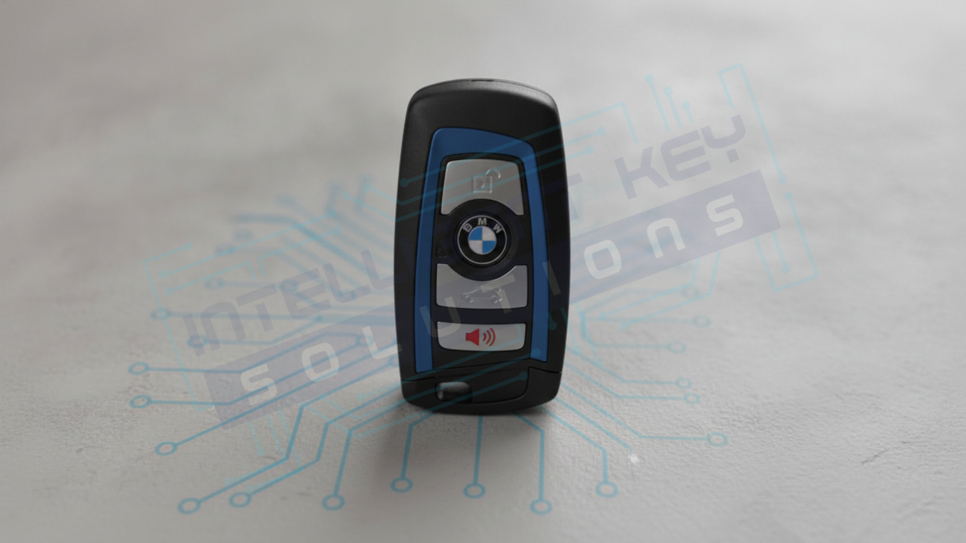 2013-2018 BMW 4Btn Smart key (9312544-03/YGOHUF5767/Blue trim/434MHZ) OEM REFURBISHED