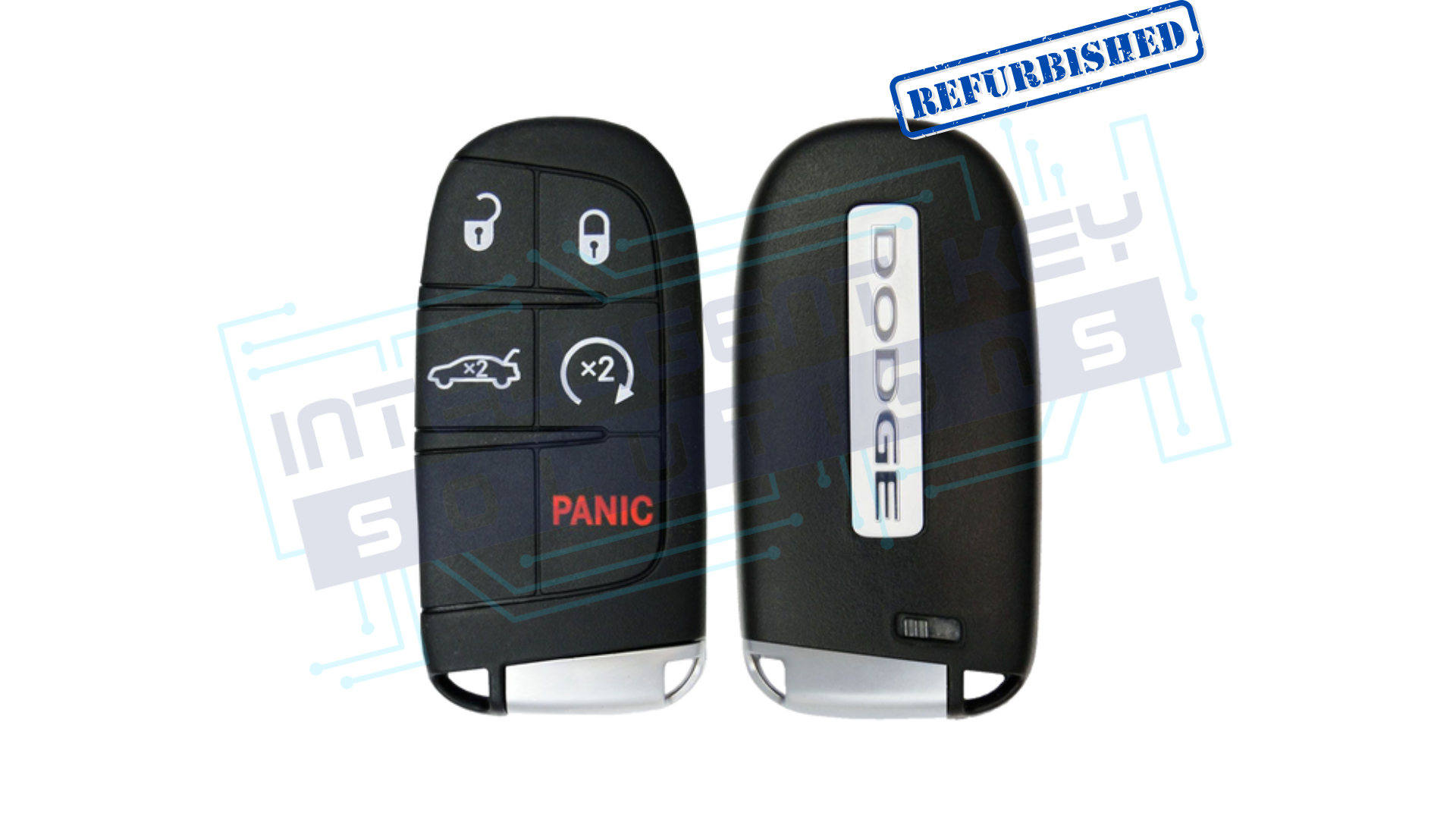 2011-2018 Dodge 5btn Smart Key (M3N-40821302) OEM REFURBISHED w/LOGO