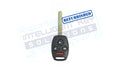2003-2009 Honda Accord/Ridgeline 4btn Remote head Key (380H-A) OEM Refurbished