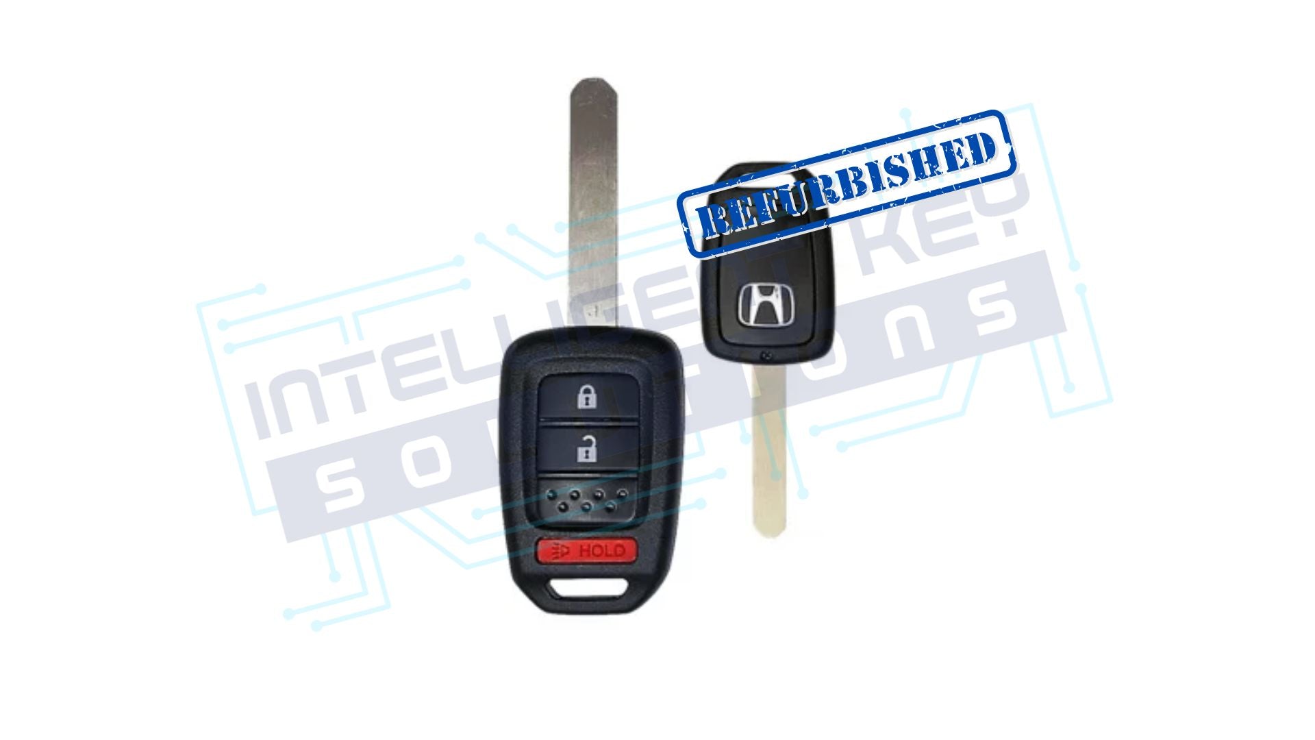 2013-2015 Honda Crosstour 3btn Remote Head Key Driver 1 (MLBHLIK6-1T) OEM Refurbished W/logo