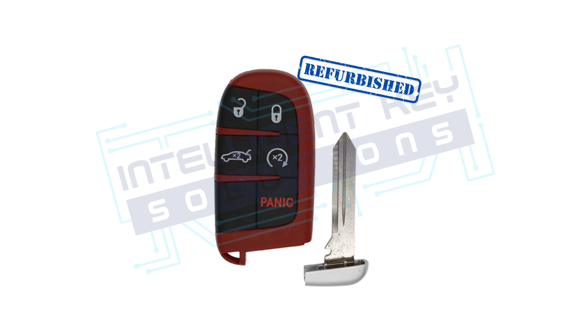 2019-2023 DODGE SRT Hellcat RED Key OEM REFURBISHED w/LOGO