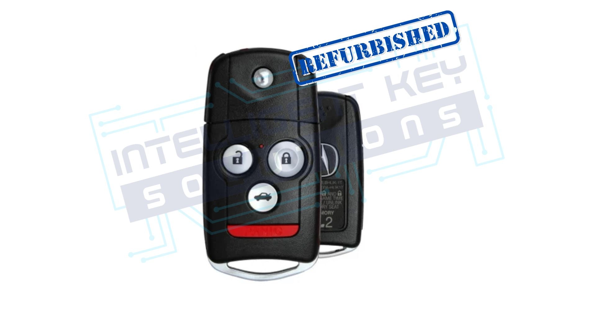 2009-2014 Acura 4btn Flip Key (72147-TLO-A1 / MLBHLIK-1T / Driver 2)  OEM Refurbished W/ LOGO