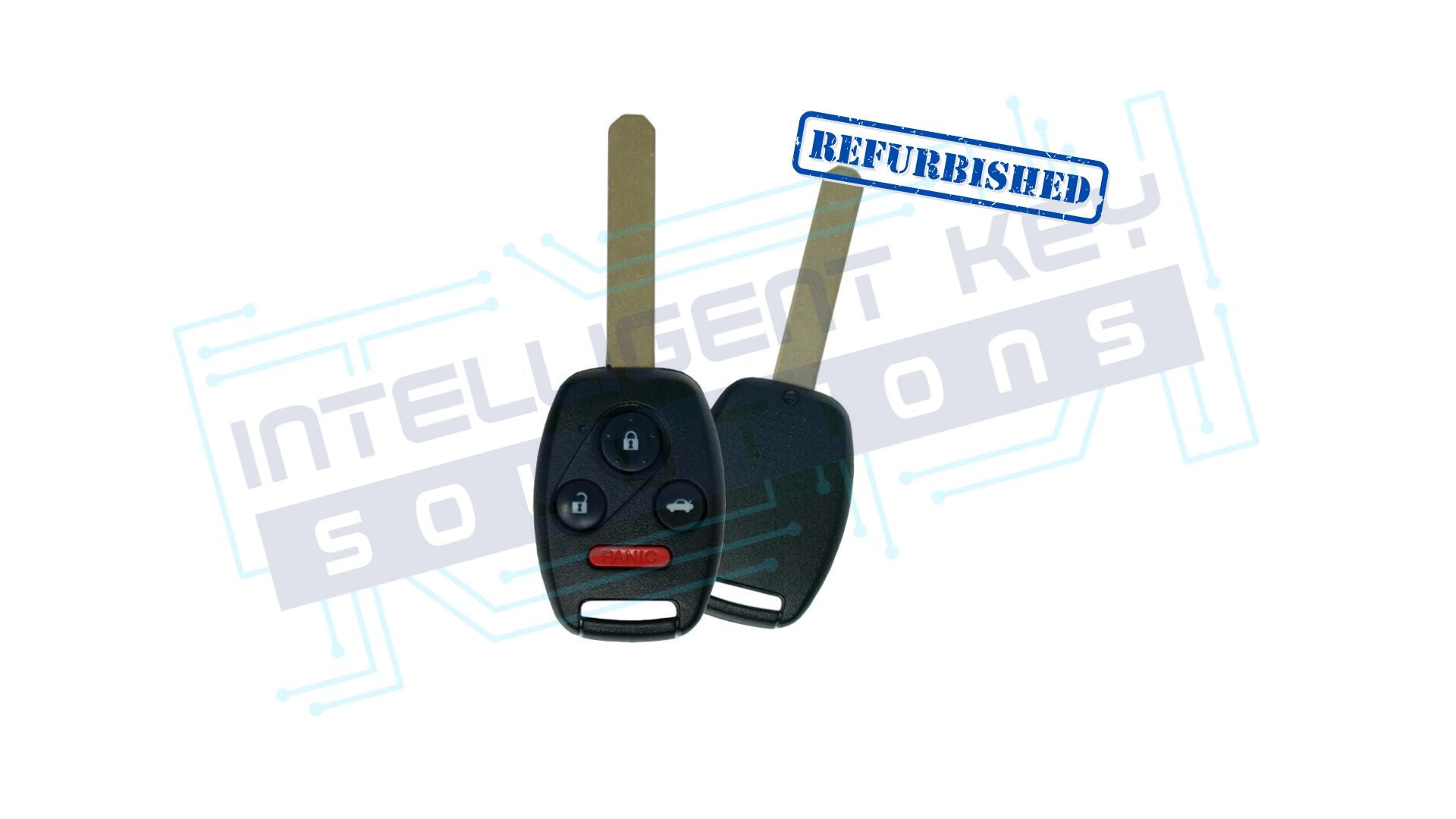 2012-2013 Honda Civic Remote Head Key (35118-TR0-A00 / N5F-A05TAA) OEM Refurbished NO LOGO