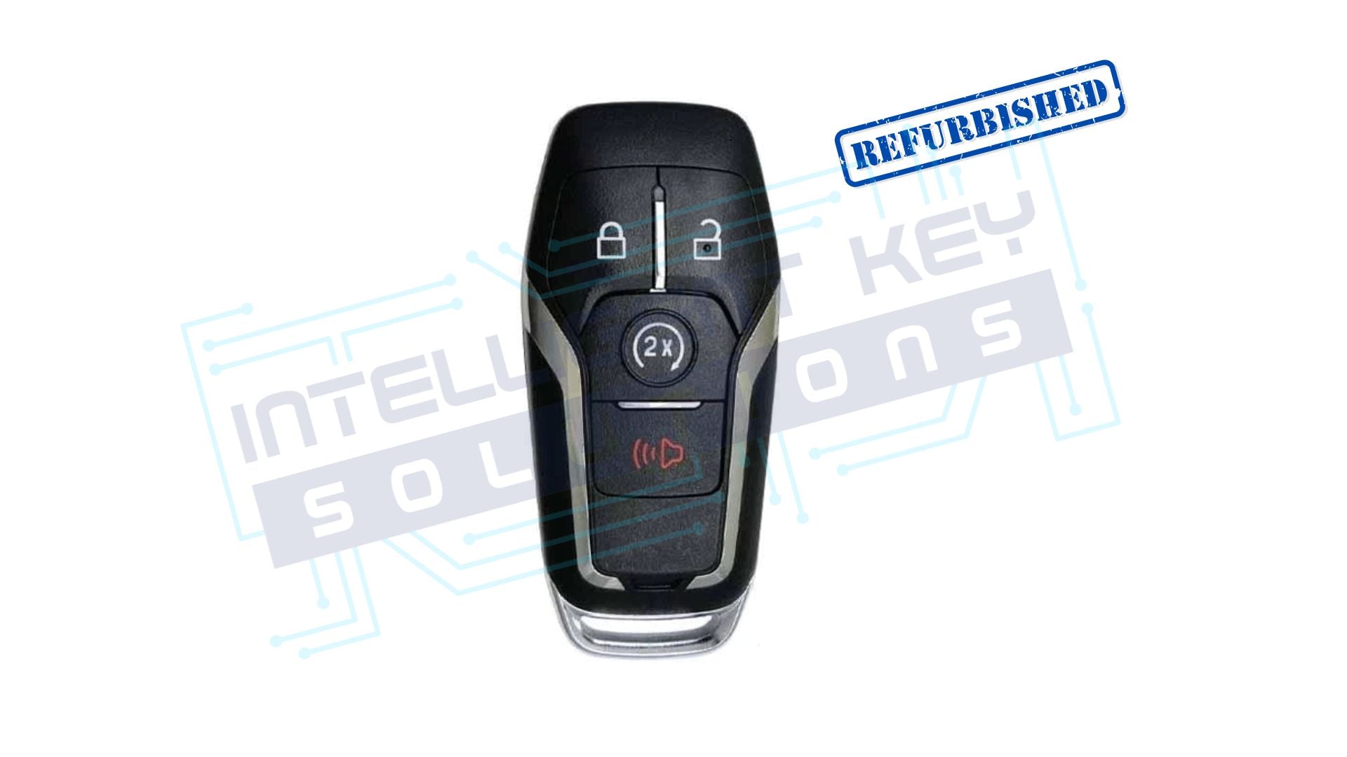 2014-2019 Lincoln 4btn Smart Key ( EJ7T-15K601-DD / M3N-A2C31243300 / 902MHZ) OEM Refurbished W/Logo