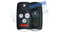 2007-2009 Acura 4Btn Flip Key (35111-STX-329 / N5F0602A1A / Driver 2) OEM Refurbished W/LOGO