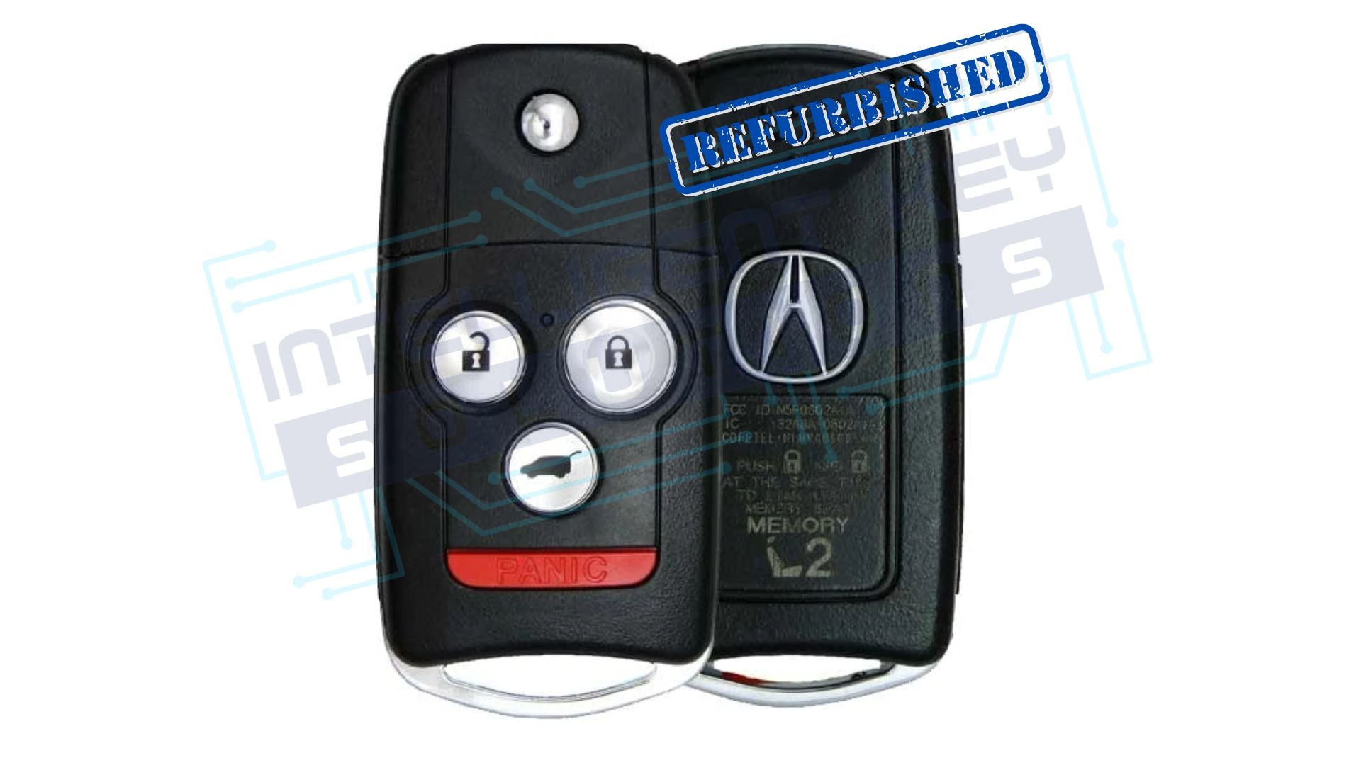2007-2009 Acura 4Btn Flip Key (35111-STX-329 / N5F0602A1A / Driver 2) OEM Refurbished W/LOGO