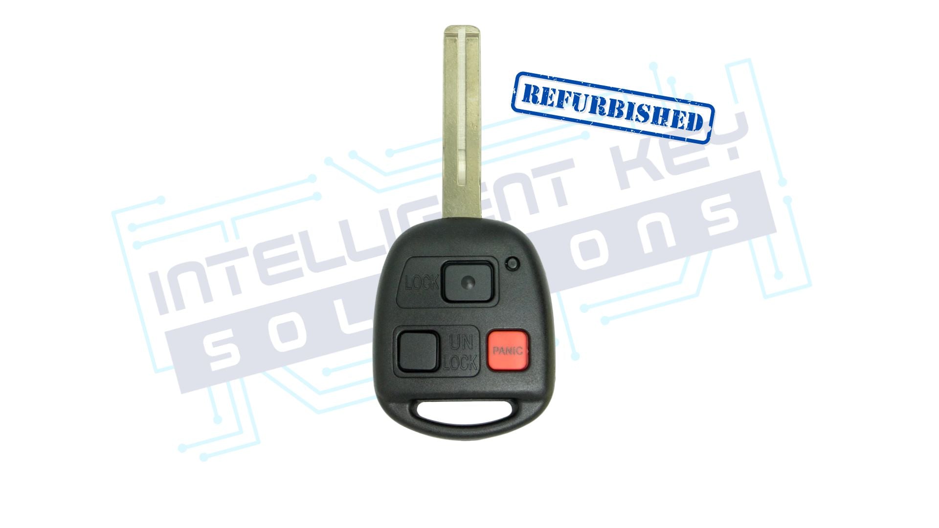 2003-2009 Lexus 3Btn Remote Head Key (HYQ1512V / Short Blade) OEM Refurbished