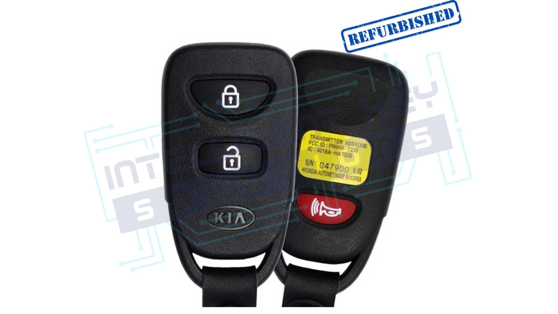 2011-2013 KIA Sorento 3btn Keyless entry remote (PINHA-T036) OEM New with Logo