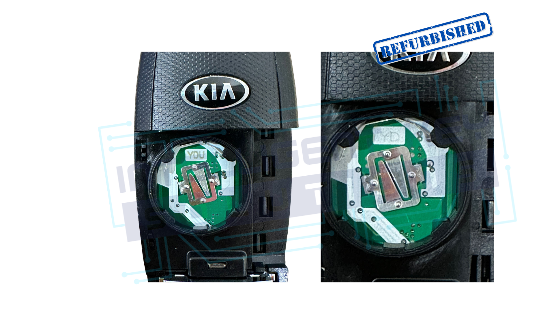 2014-2017 Kia Forte 4Btn Flip Key 315mHZ (YDU/YD) OEM Refurb With Logo (95430-A7400)