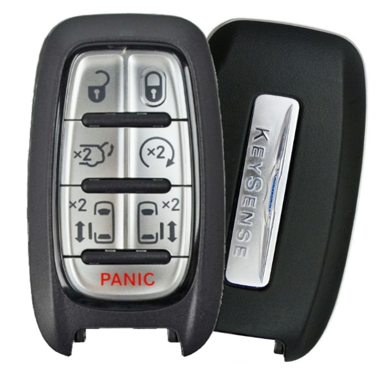 2017-2023 Chrysler Pacifica/Voyager 7btn Smart Key  (M3N-97395900/KeySense) OEM REFURBISHED w/LOGO
