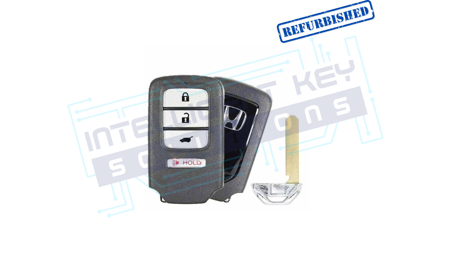 2016-2022 Honda Fit/HR-V 4 Btn Smart Key OEM REFURBISHED w/LOGO