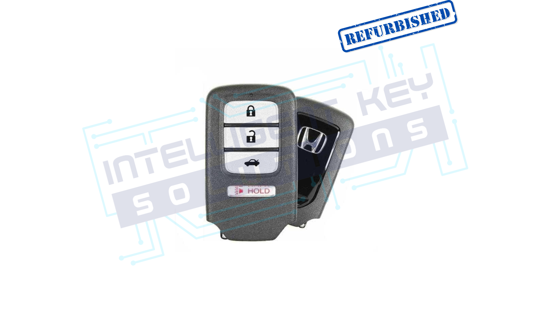2013-2017 Honda Accord/Civic 4 Btn Smart Key (Driver 1) OEM REFURBISHED w/LOGO
