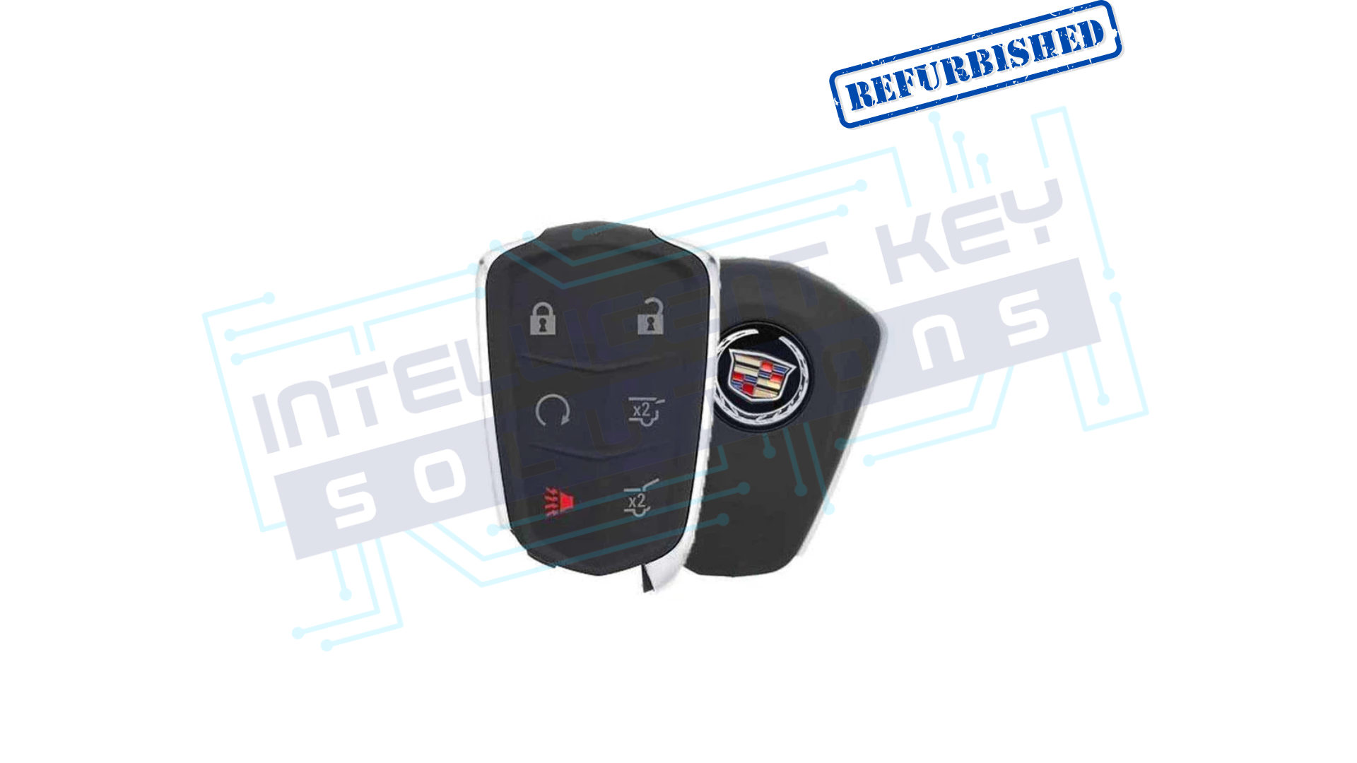 2015-2020 Cadillac Escalade 6 Btn Smart Key OEM REFURBISHED w/LOGO