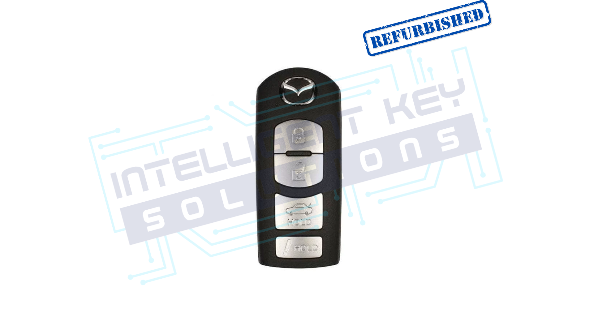 2014-2020 Mazda 4Btn Smart Key ( GJY9-67-5DY / WAZSKE13D01) OEM REFURBISHED w/LOGO