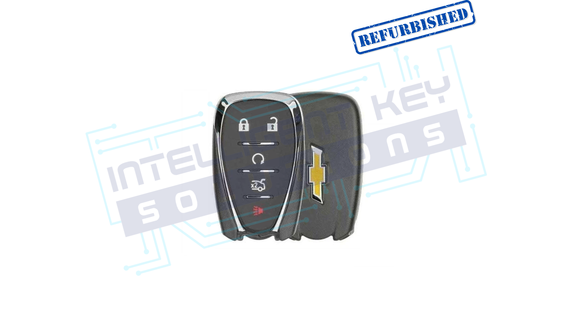 2016-2020 Chevrolet 5Btn Smart Key ( 13508769 / HYQ4EA) OEM REFURBISHED w/LOGO