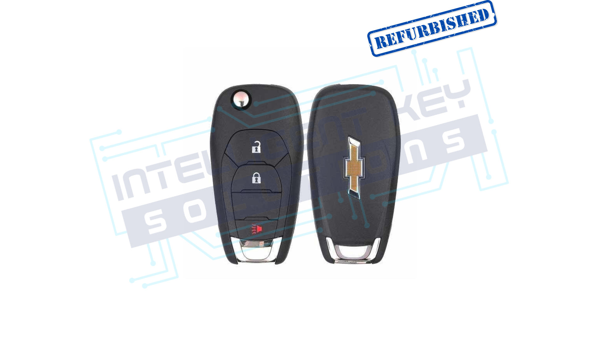 2019-2022 Chevrolet 3Btn Flip Key OEM REFURBISHED w/LOGO