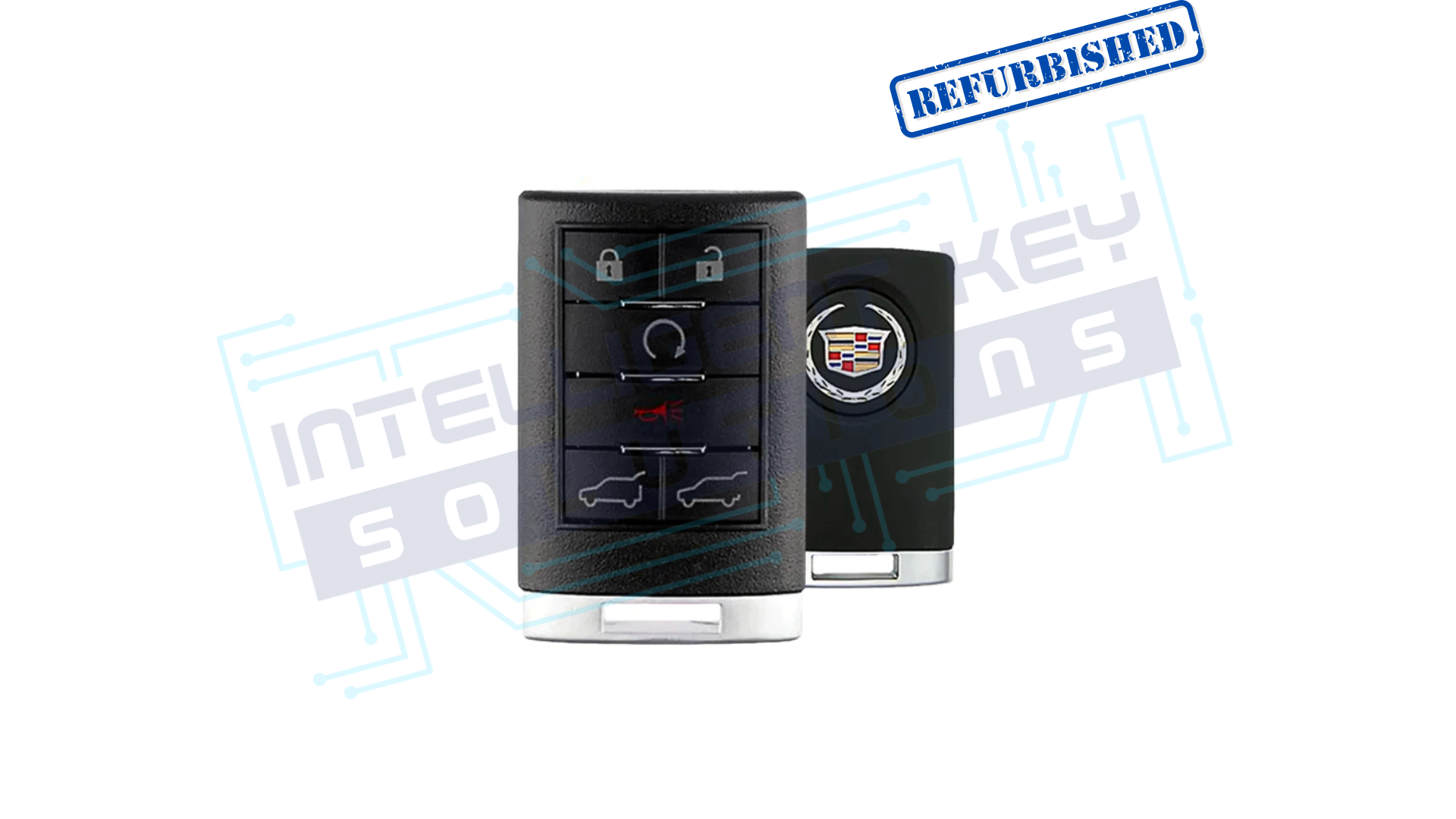 2008-2014 Cadillac 6Btn Remote (22756466 / OUC6000066) OEM REFURBISHED w/LOGO