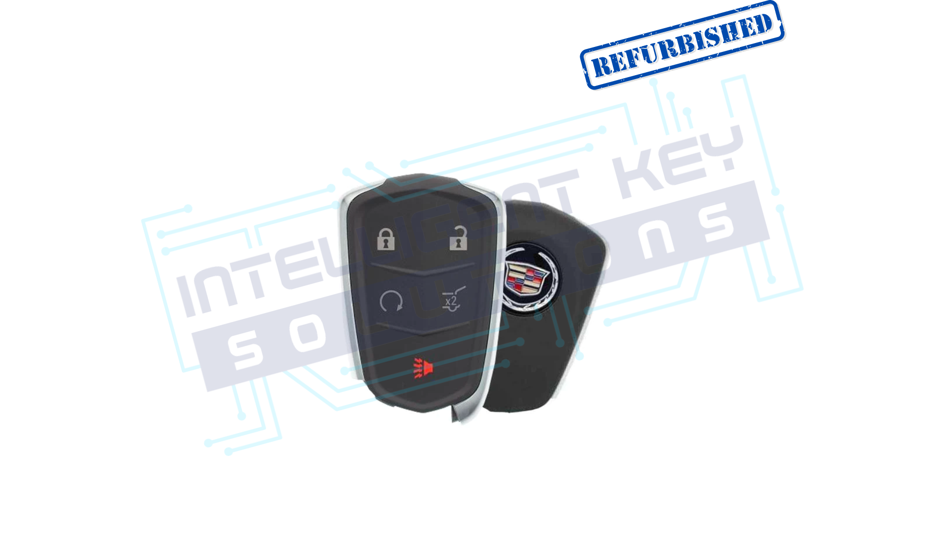 2016-2020 Cadillac 5BTN Smart Key (HYQ2EB) OEM REFURBISHED w/LOGO