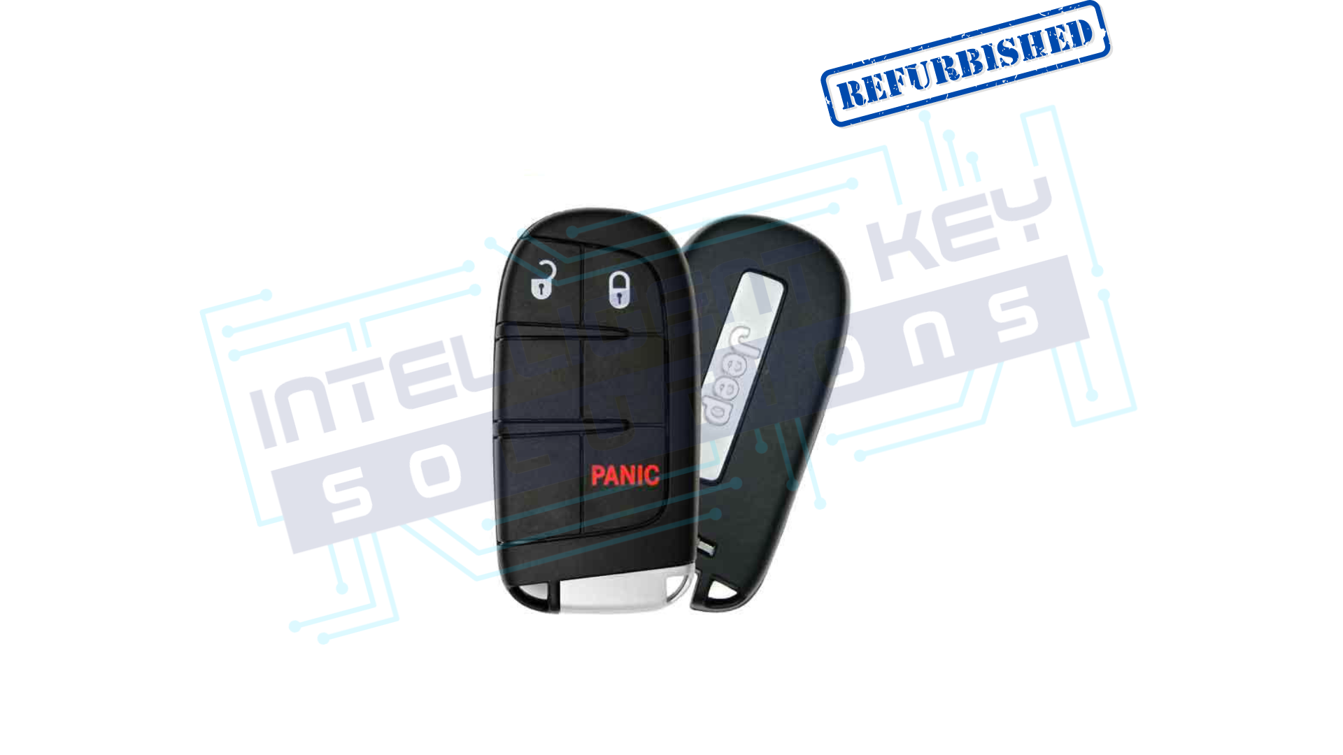 2014-2022 Jeep 3btn Smart Key (M3N-40821302) OEM REFURBISHED w/LOGO