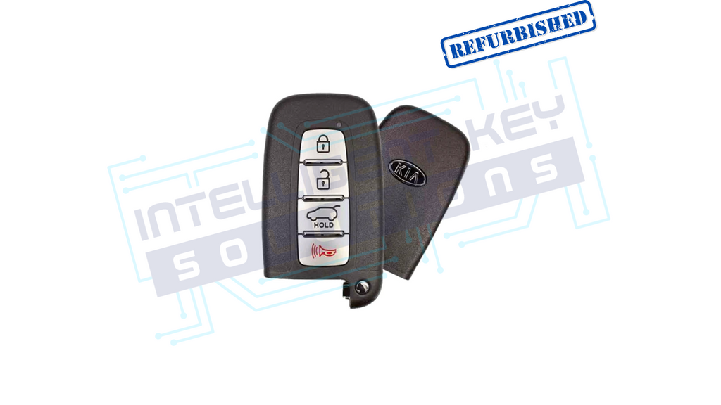 2010-2014 Kia Borrego / Forte / Optima / Rio / Sorento 4-Button Smart Key (95440-1U050) OEM Refurbished w/ Logo