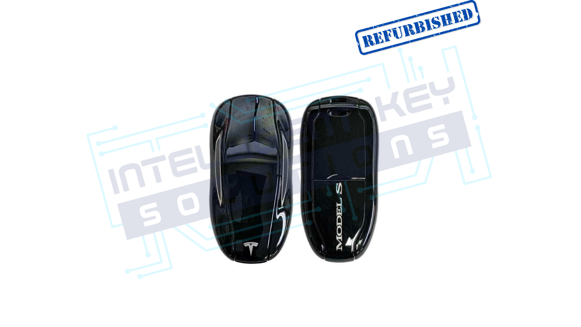 2012-2017 Tesla Model S 3Btn Smart Key (1455940-00 / AQO002 ) OEM REFURBISHED w/LOGO