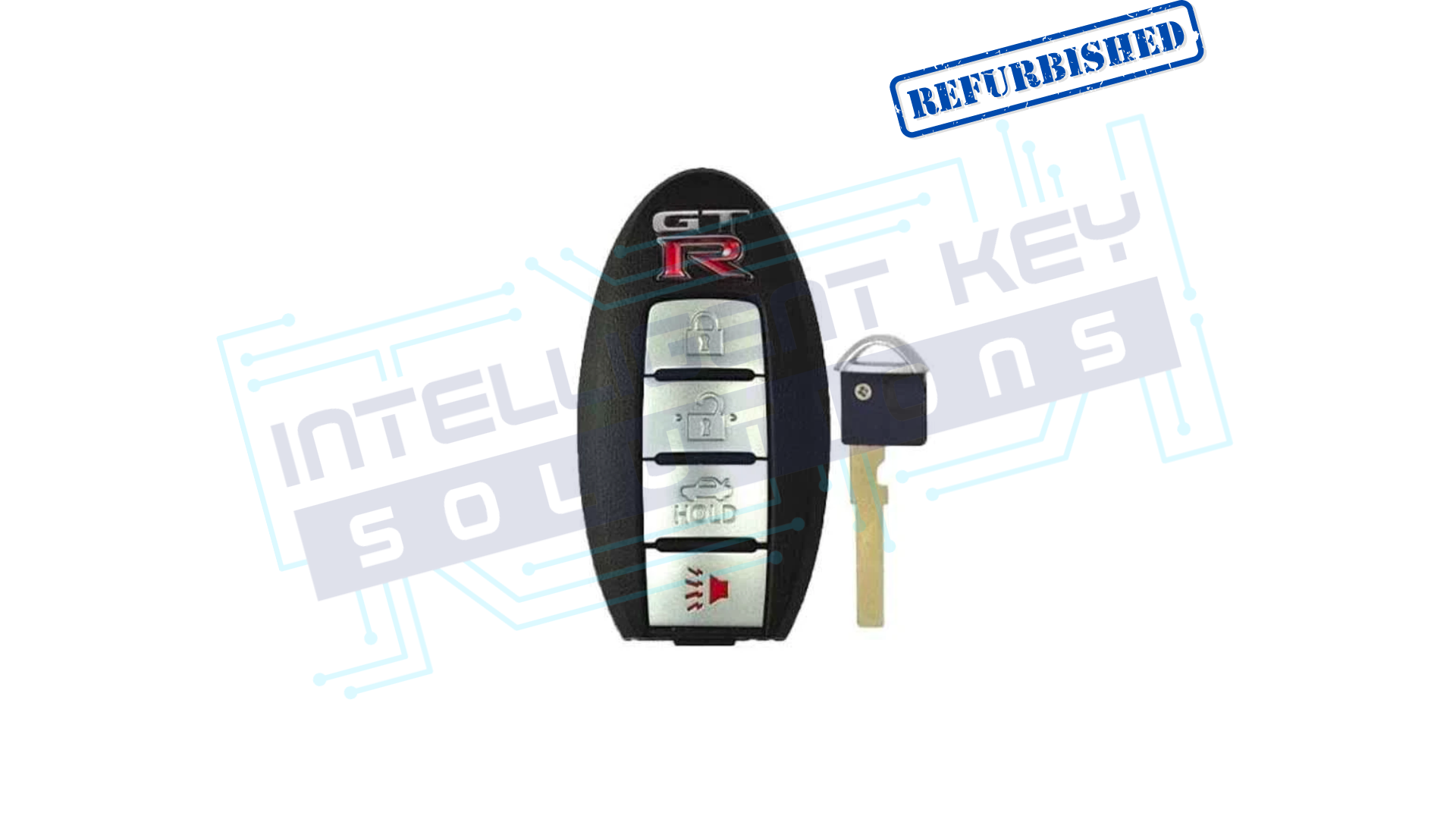 2009-2024 Nissan GT-R 4 Btn Smart Key OEM REFURB w/ LOGO