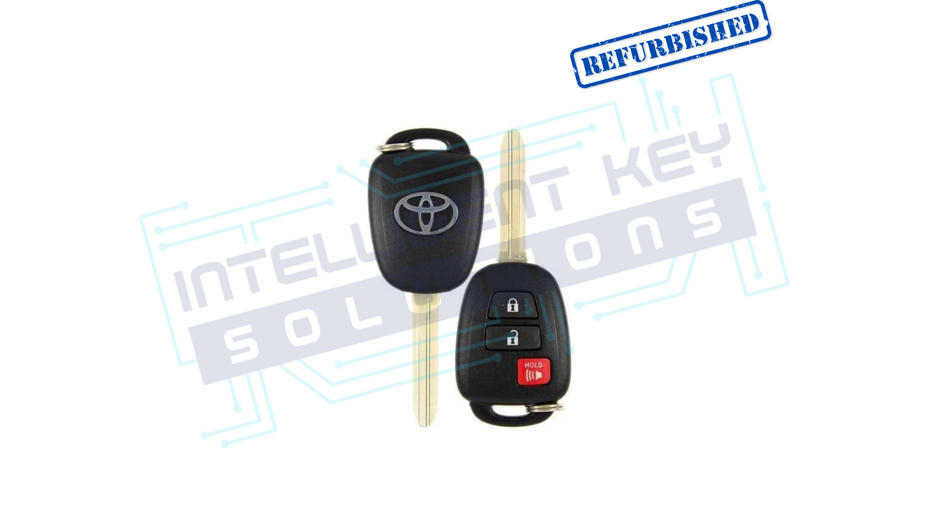 2016-2023 Toyota Tacoma 3 Btn Remote Head Key OEM REFURBISHED w/LOGO