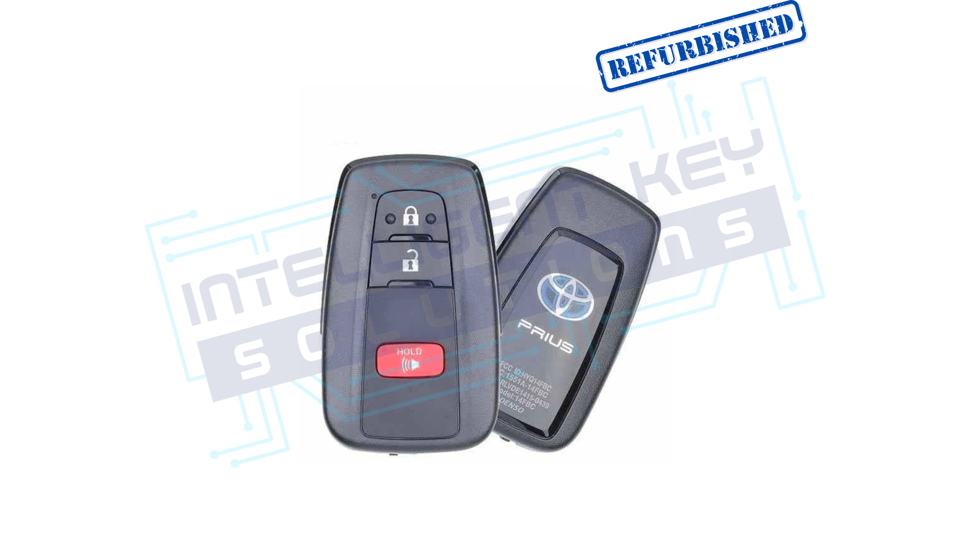 2016-2022 Toyota Prius 3btn Smart Key (HYQ14FBC/231451-0351 G) OEM REFURBISHED w/LOGO