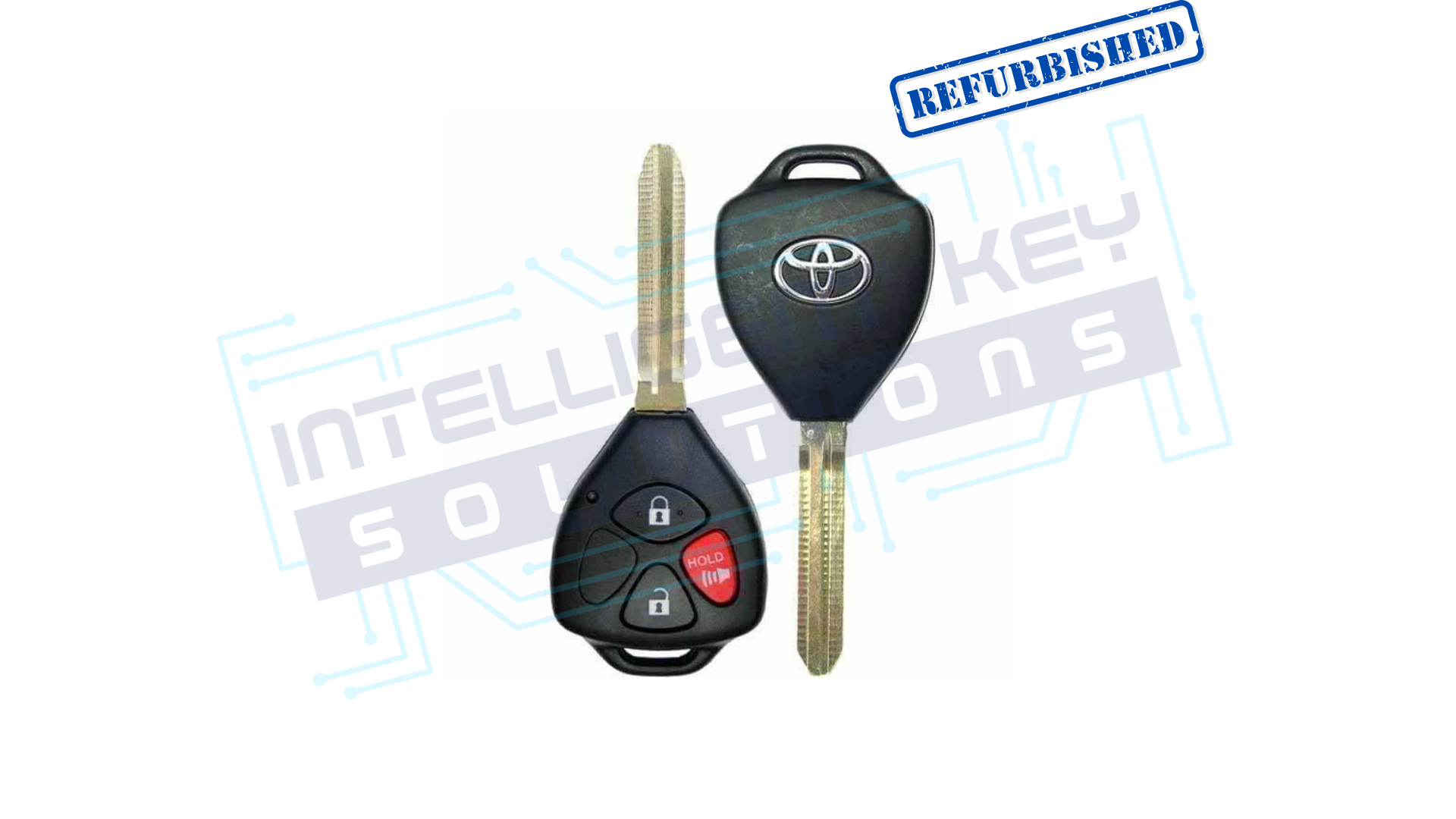 2007-2014 Toyota/Scion 3 Btn (67 Chip) Remote Head Key OEM Refurbished