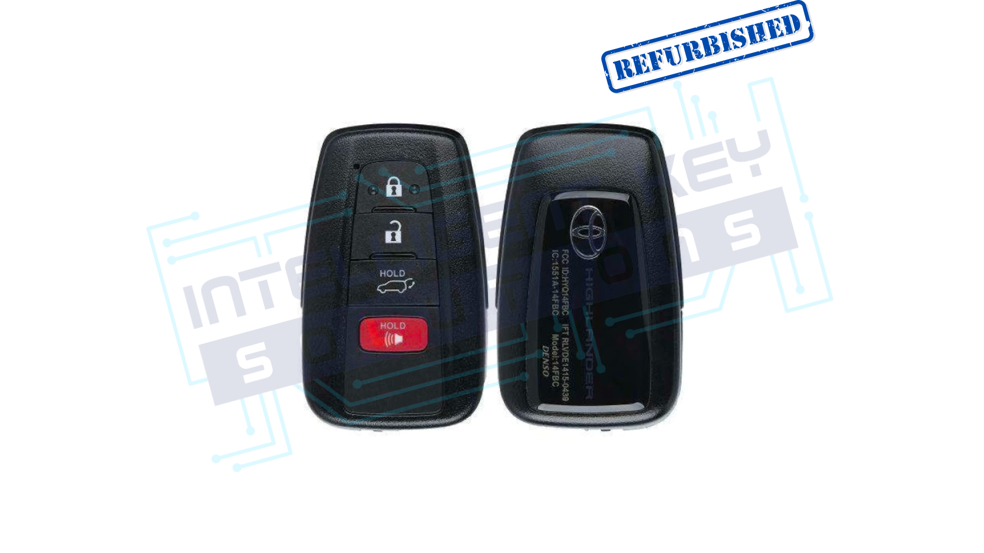 2020-2022 Toyota Highlander 4 Btn Smart Key OEM REFURBISHED w/LOGO