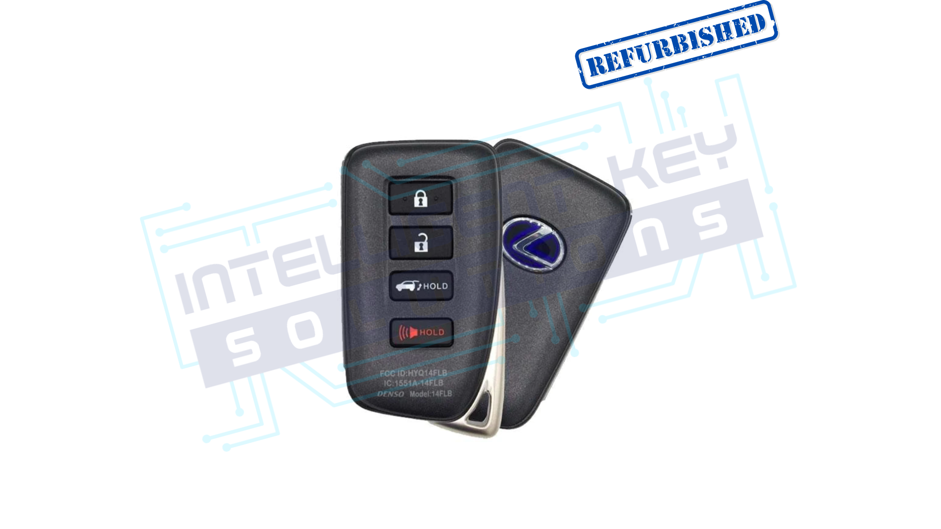 2020-2022 Lexus RX/NX/LX 4 Btn Smart Key OEM REFURBISHED w/LOGO