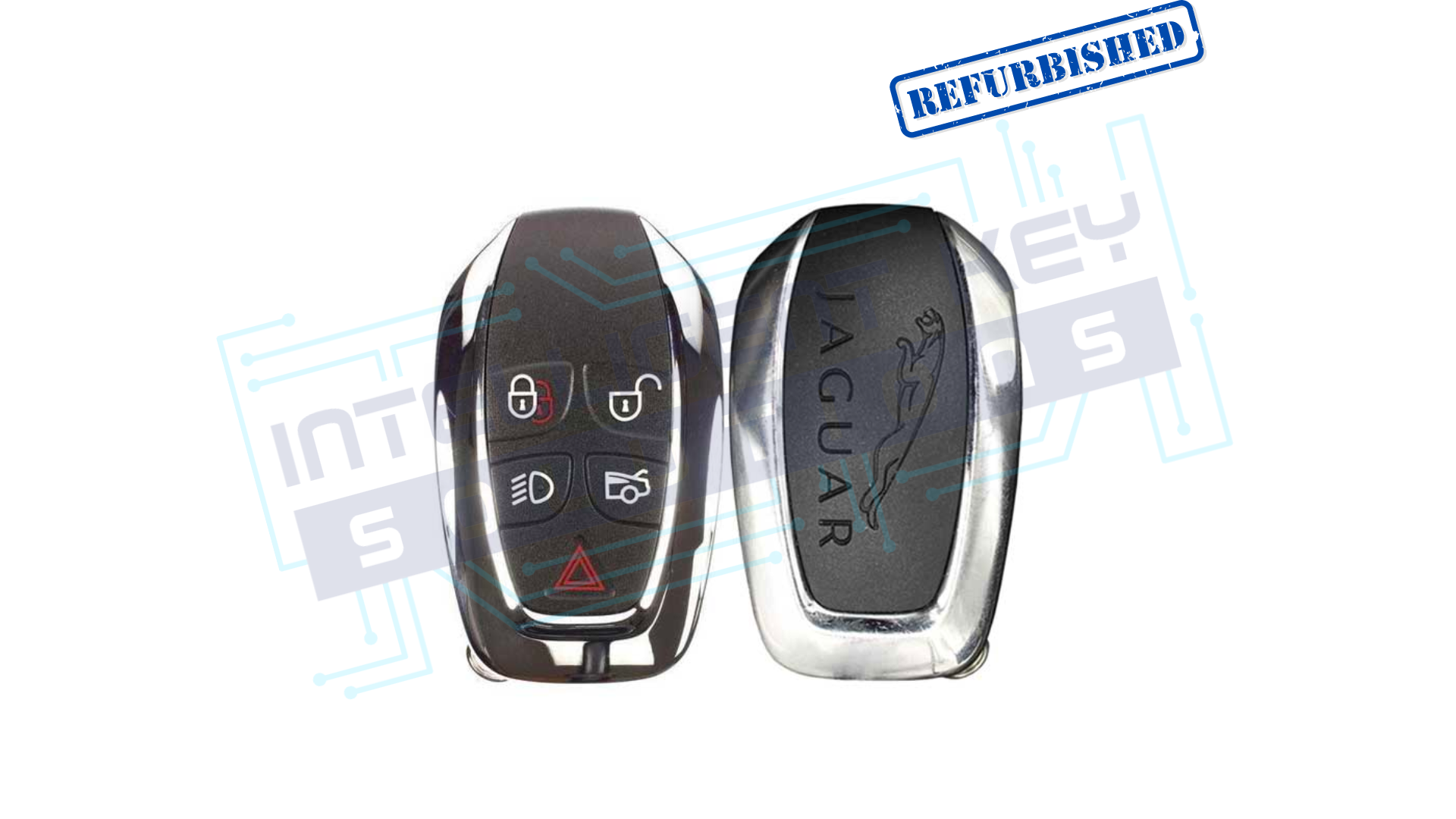 2010-2019 Jaguar XJ 5 Btn Smart Key OEM REFURBISHED w/LOGO